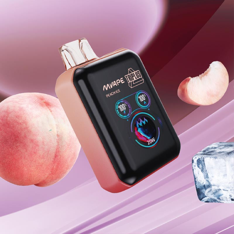 MVAPE Triplus Disposable Vape - Peach Ice